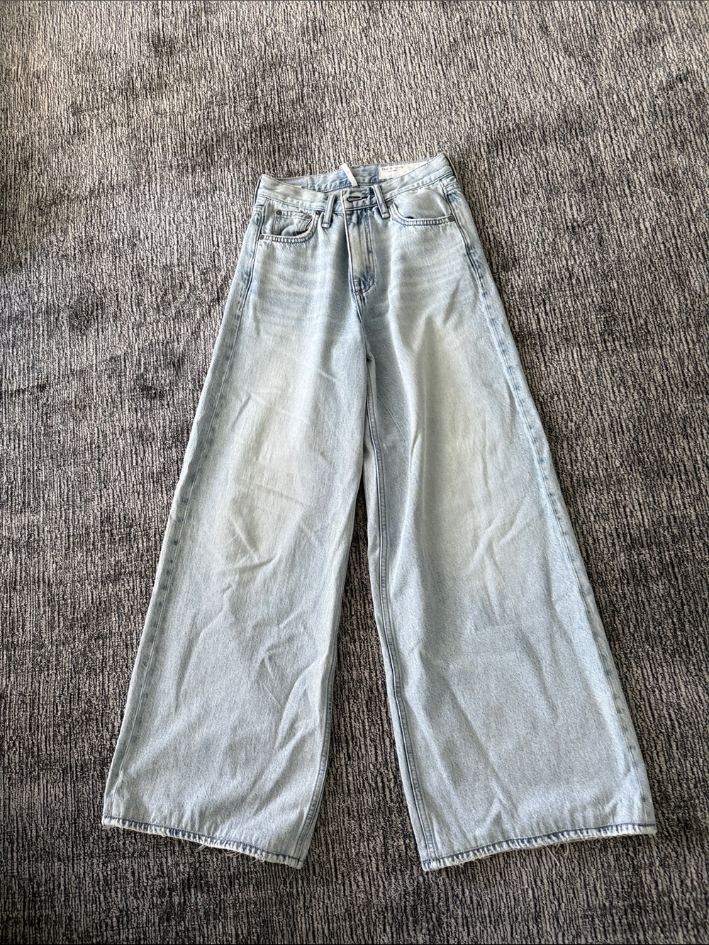 rag & bone Light Blue Wide-Leg Women's Jeans super light weight!